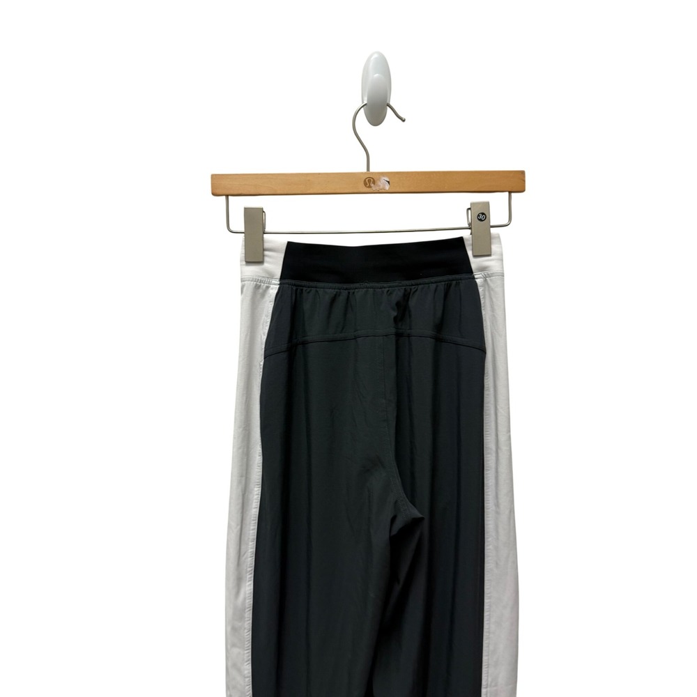 Lululemon Adapted State High-Rise Jogger Colourblock‎ Black White Size 2 LW5GCLS - Picture 9 of 10